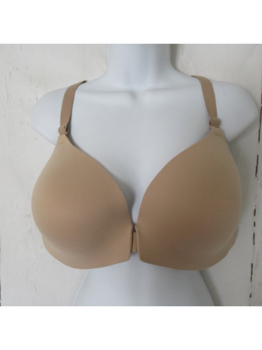 Soma Bra 40DD Beige Tan Enbliss Front Closure Racerback Underwire
